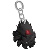 Cute Spider Black/Red Keychain