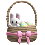 cute spring easter bunny basket