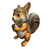 Cute Squirrel Left Shoulder Pet 