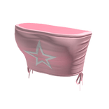 Cute Star Pink Cropped Tube Top