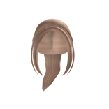 Cute Straight Ponytail w/ bangs In Blonde