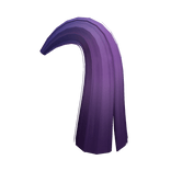 Cute Straight Purple Gradient Tail