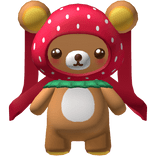 ꒰ cute strawberry kuma backpack 1.0 ♡꒱