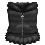 cute stripes vest & mini skirt 3.0