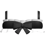 cute summer black bow top