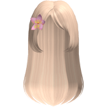 🤍 cute summer long flower hair blonde