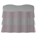 cute summer ruffled dress in pink and white 