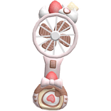 cute summer strawberry neapolitan fan