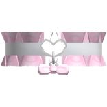 cute sweetheart valentines bow choker