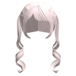 ┊♡꒱ cute swirly pigtails ꒰pink꒱