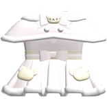 ♡ cute tan kuma bear winter shawl dress