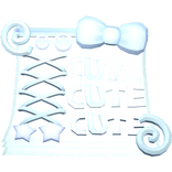 cute teal swirly lace dress