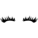 cute thick emo anime upper lashes