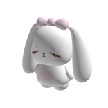 Cute tired bunny plushie