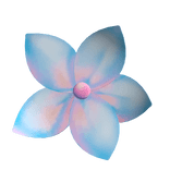 🤍 cute tropical summer flower blue pink
