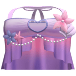 . ‿ ♡ cute twilight pony tropical top ⊹ . ୨୧
