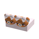 cute valentine brown kuma bear slippers 1.0