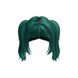 Cute Wavy Anime Korblox Pigtails w/ Bangs