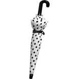 ♡ cute white & black polka dot waist umbrella 
