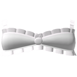 ♡ : cute white and pink bunny top with ruffles