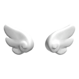 Cute White Angel Wings