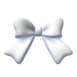 Cute White Back Waist Bow