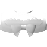 cute white ballerina bow top ♡