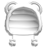 ♡ Cute White Bear Preppy Kawaii Hat