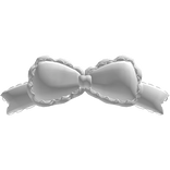 ꒰ cute white bow ♡꒱