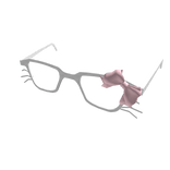 Cute White Cat Glasses
