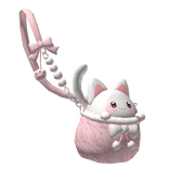 🍀Cute White Cat Shoulder Bag (Pink)