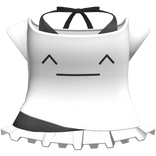 Cute White ^_^ Kaomoji Halter Dress