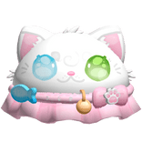 Cute White Kitty Hat