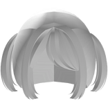 ꒰ cute white pigtails ♡꒱