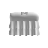  ꒰ cute white princess layered ruffled dress