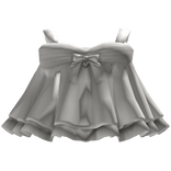 Cute White Ruffle Dress