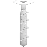 Cute White Ruffled Lace Tie 1.0