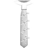 Cute White Ruffled Lace Tie 3.0