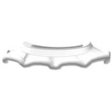 cute white ruffled mini skirt