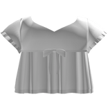 ꒰ ୨୧ ꒱ cute white ruffled summer dress ♡