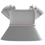 ୨୧ cute white sheep lamb girl dress 3.0