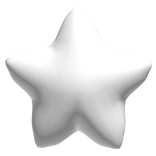 cute white Star Backpack
