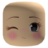 Cute Wink Heart Eyes Face - Light