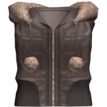 Cute Winter Vest (Brown)