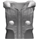 Cute Winter Vest (Dark Grey)