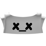 ♡ cute x_x kaomoji shirt in white