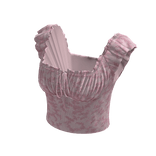 Cute y2k aesthetic baddie top [Pink]