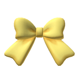 Cute Yellow Back Waist Bow