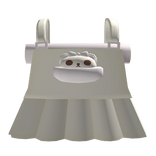 cute yellow kuma overalls