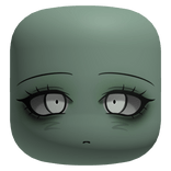 Cute Zombie Face - Sand Green